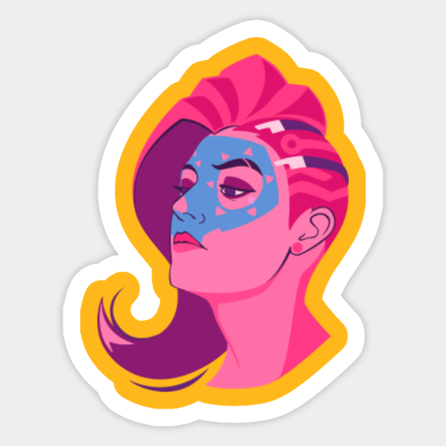 apagando las luces Sombra Sticker TeePublic